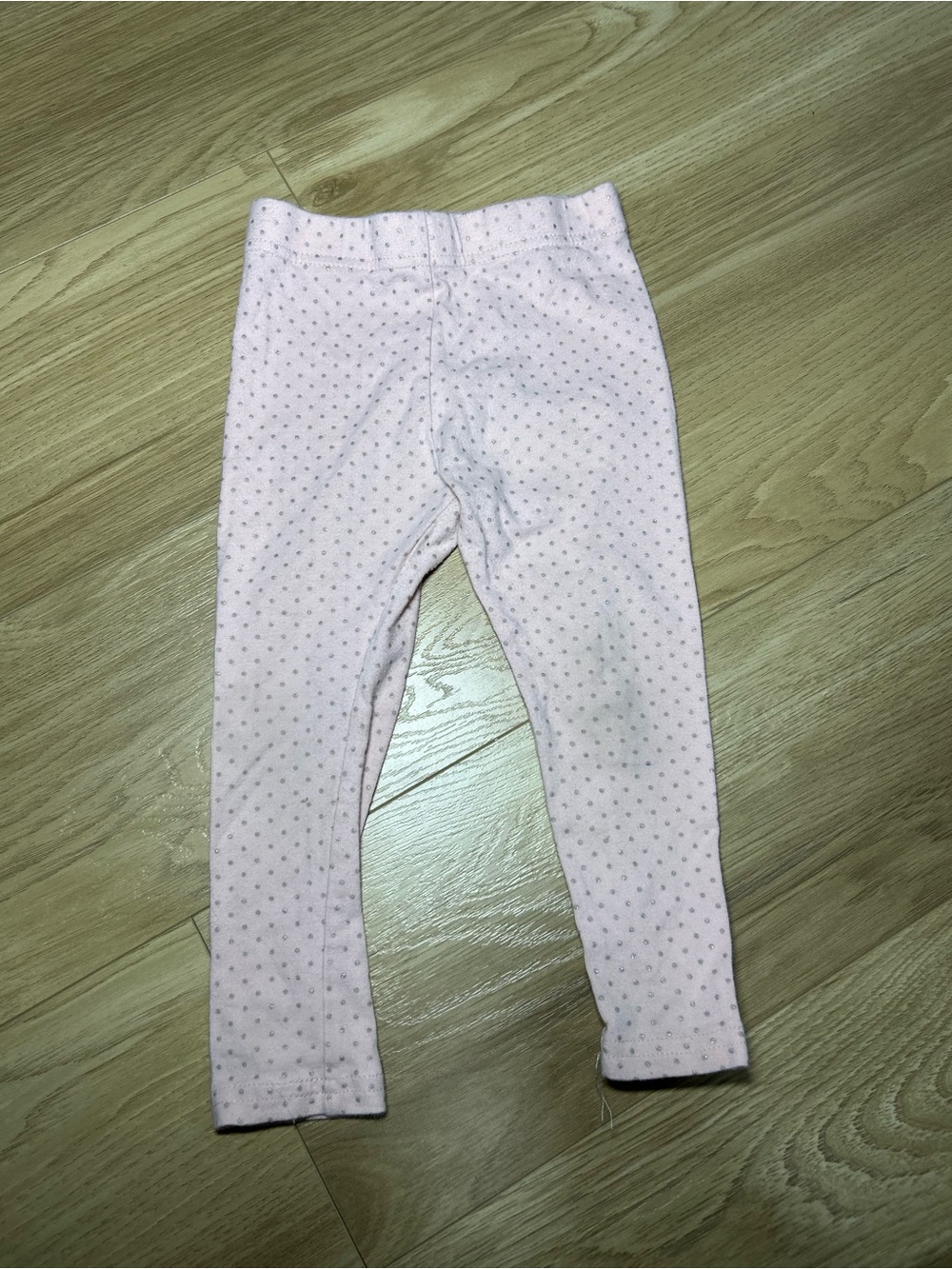 George Pale Pink Polka Dot Leggings